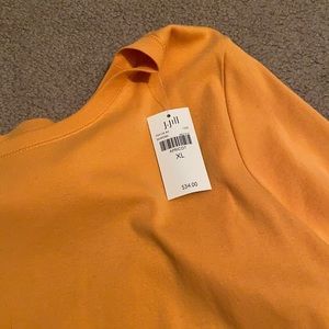 Pale orange J Jill tee